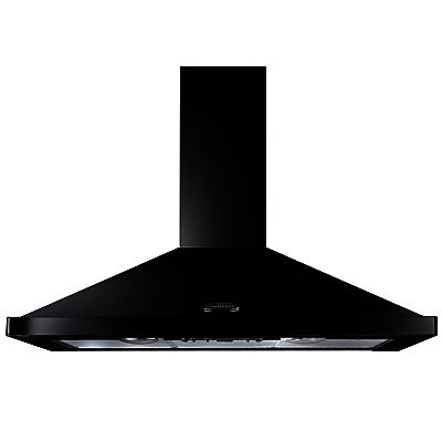 Rangemaster LEIHDC90BC Chimney Cooker Hood, Black Rangemaster LEIHDC90BC Chimney Cooker Hood, Black